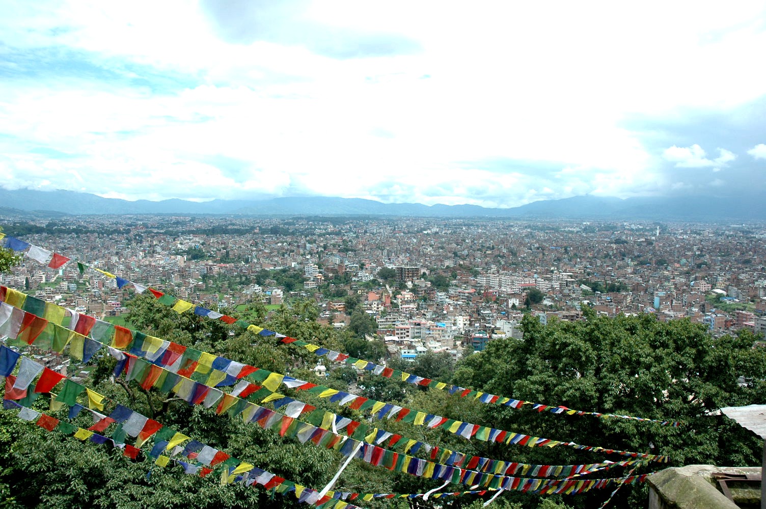 Vista sobre Katmandhu
